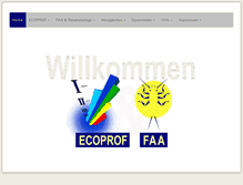 Tablet Screenshot of ecoprof.at